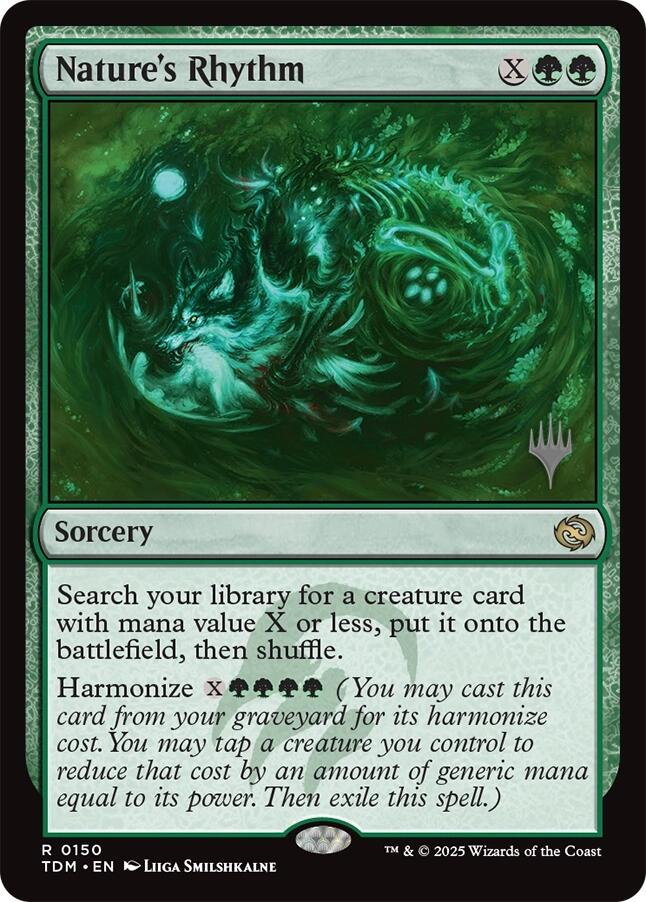 Nature's Rhythm [Tarkir: Dragonstorm Promos] | Rook's Games and More