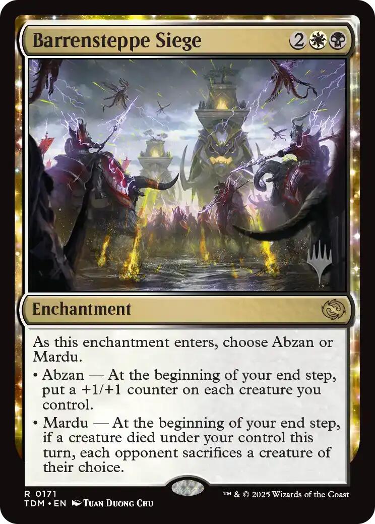 Barrensteppe Siege [Tarkir: Dragonstorm Promos] | Rook's Games and More
