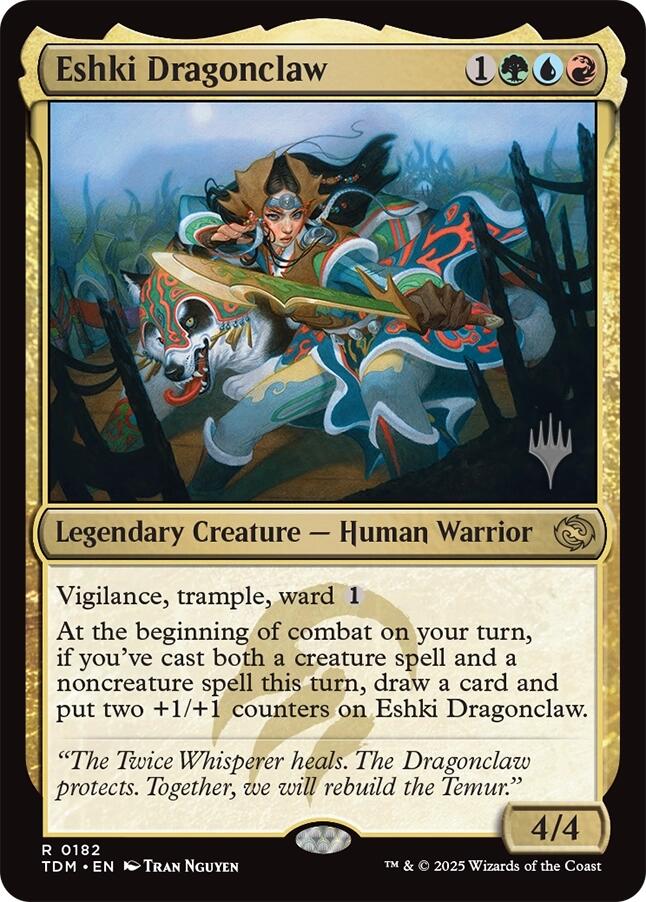 Eshki Dragonclaw [Tarkir: Dragonstorm Promos] | Rook's Games and More
