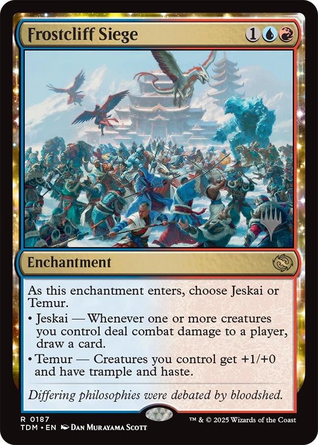 Frostcliff Siege [Tarkir: Dragonstorm Promos] | Rook's Games and More