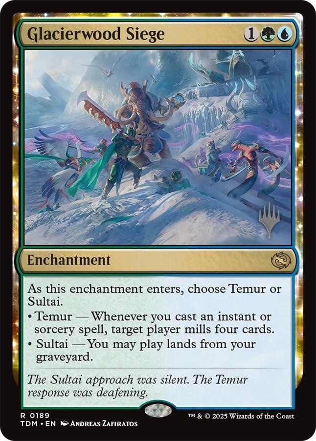 Glacierwood Siege [Tarkir: Dragonstorm Promos] | Rook's Games and More