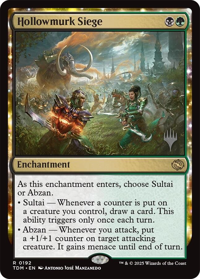 Hollowmurk Siege [Tarkir: Dragonstorm Promos] | Rook's Games and More