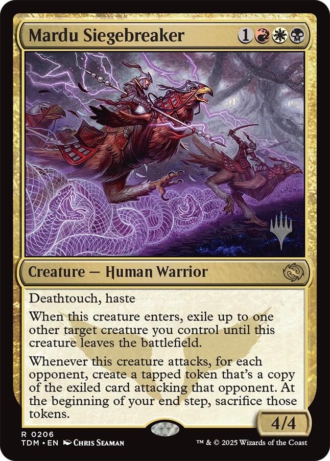 Mardu Siegebreaker [Tarkir: Dragonstorm Promos] | Rook's Games and More