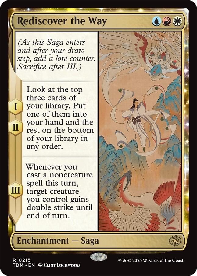 Rediscover the Way [Tarkir: Dragonstorm Promos] | Rook's Games and More
