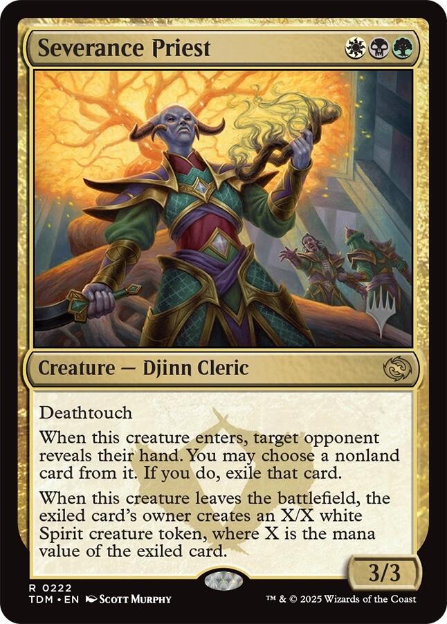 Severance Priest [Tarkir: Dragonstorm Promos] | Rook's Games and More