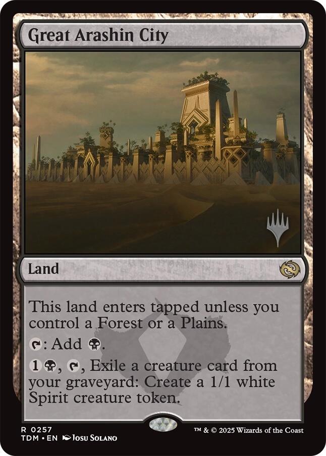 Great Arashin City [Tarkir: Dragonstorm Promos] | Rook's Games and More