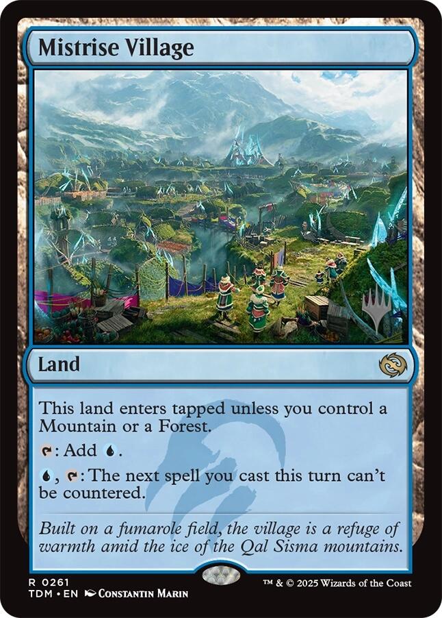 Mistrise Village [Tarkir: Dragonstorm Promos] | Rook's Games and More