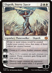 Elspeth, Storm Slayer [Tarkir: Dragonstorm Prerelease Promos]