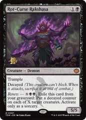 Rot-Curse Rakshasa [Tarkir: Dragonstorm Prerelease Promos]