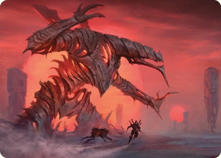 Red Sun's Zenith Art Card [Phyrexia: All Will Be One Art Series] | Rook's Games and More