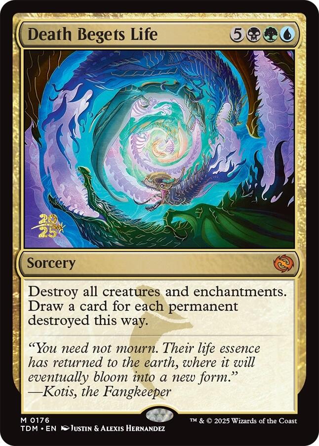 Death Begets Life [Tarkir: Dragonstorm Prerelease Promos] | Rook's Games and More