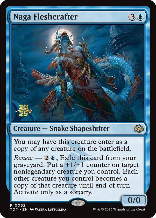 Naga Fleshcrafter [Tarkir: Dragonstorm Prerelease Promos] | Rook's Games and More