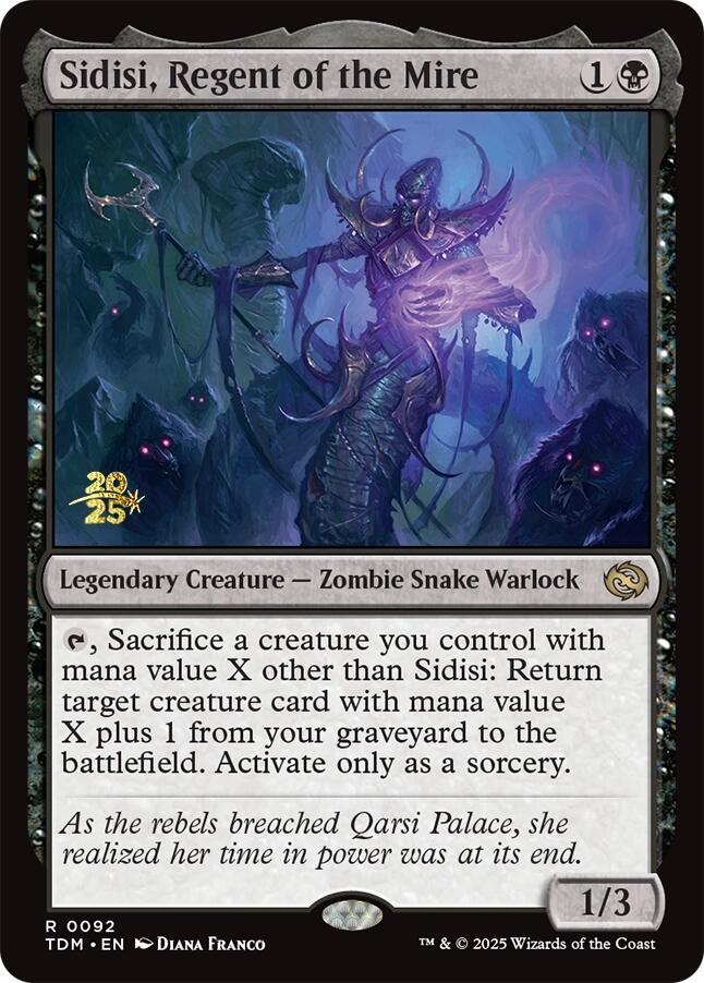 Sidisi, Regent of the Mire [Tarkir: Dragonstorm Prerelease Promos] | Rook's Games and More