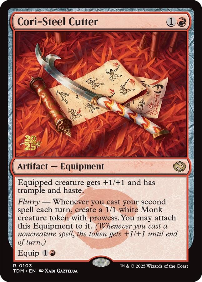 Cori-Steel Cutter [Tarkir: Dragonstorm Prerelease Promos] | Rook's Games and More