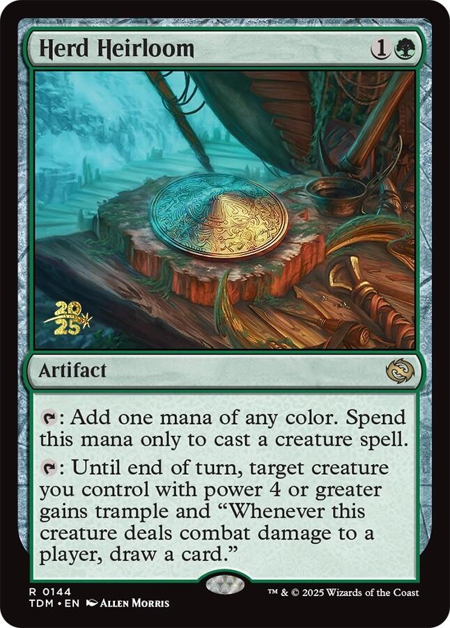 Herd Heirloom [Tarkir: Dragonstorm Prerelease Promos] | Rook's Games and More