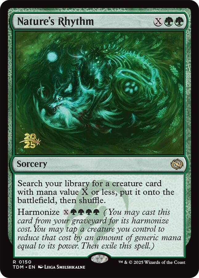 Nature's Rhythm [Tarkir: Dragonstorm Prerelease Promos] | Rook's Games and More