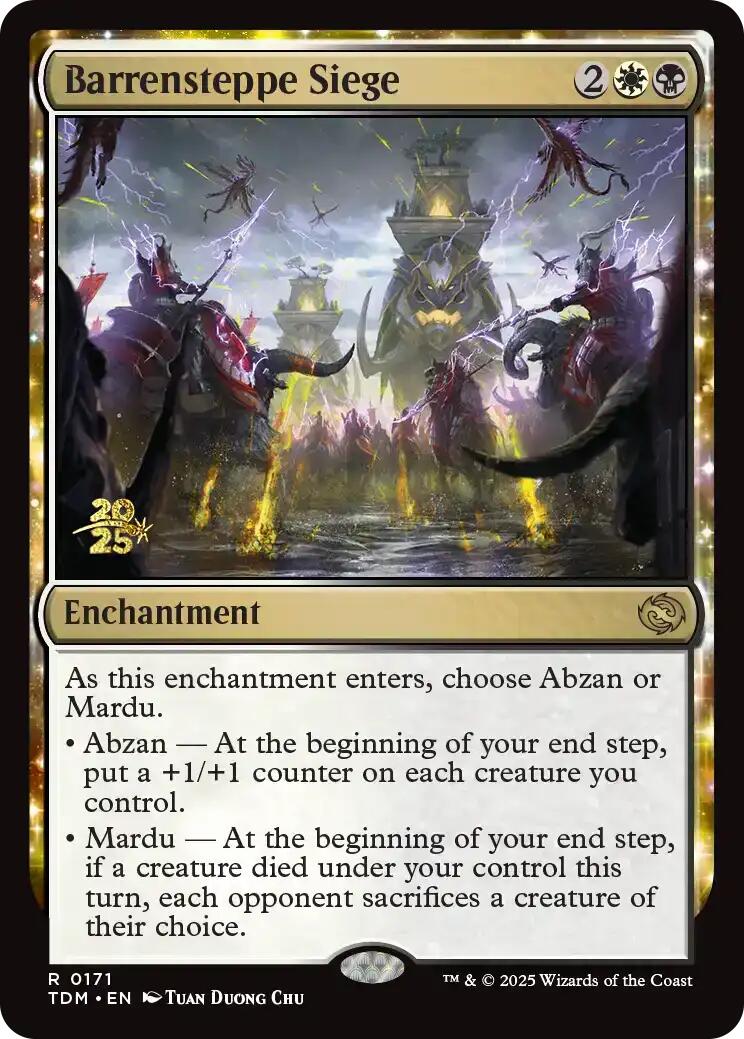 Barrensteppe Siege [Tarkir: Dragonstorm Prerelease Promos] | Rook's Games and More