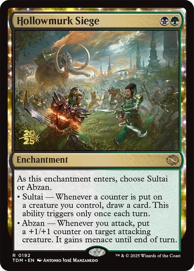 Hollowmurk Siege [Tarkir: Dragonstorm Prerelease Promos] | Rook's Games and More