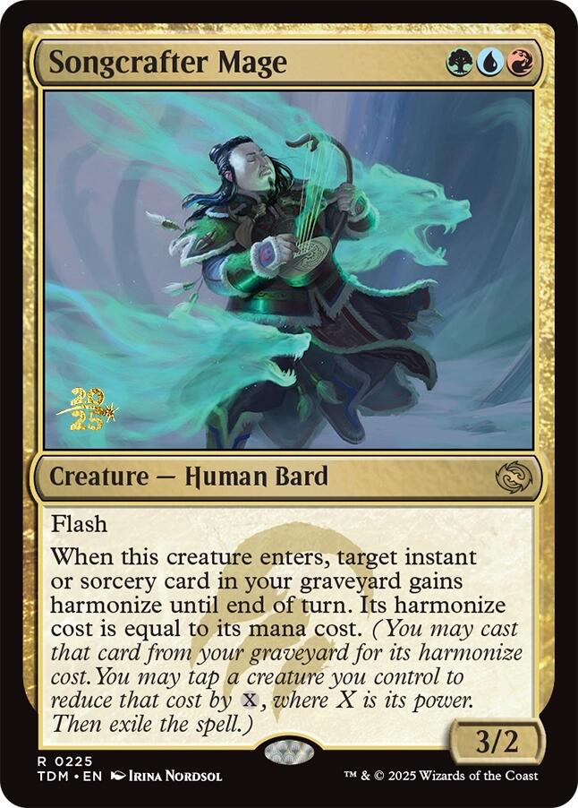 Songcrafter Mage [Tarkir: Dragonstorm Prerelease Promos] | Rook's Games and More