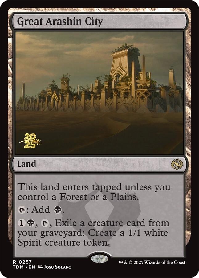 Great Arashin City [Tarkir: Dragonstorm Prerelease Promos] | Rook's Games and More