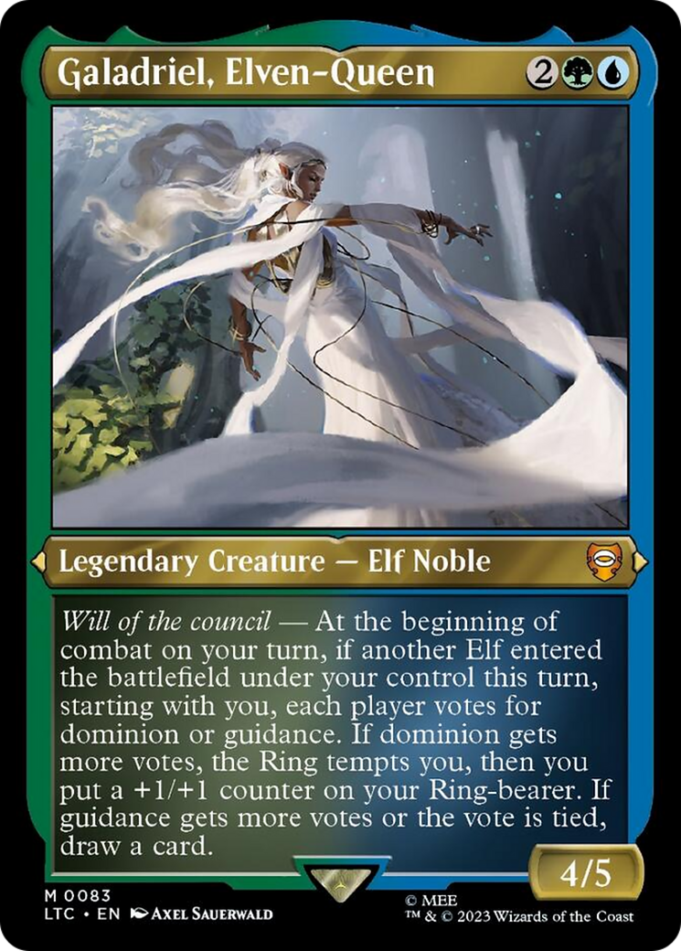 Galadriel, Elven-Queen (Display Commander) [The Lord of the Rings: Tales of Middle-Earth Commander] | Rook's Games and More