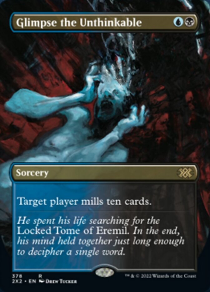 Glimpse the Unthinkable (Borderless Alternate Art) [Double Masters 2022] | Rook's Games and More
