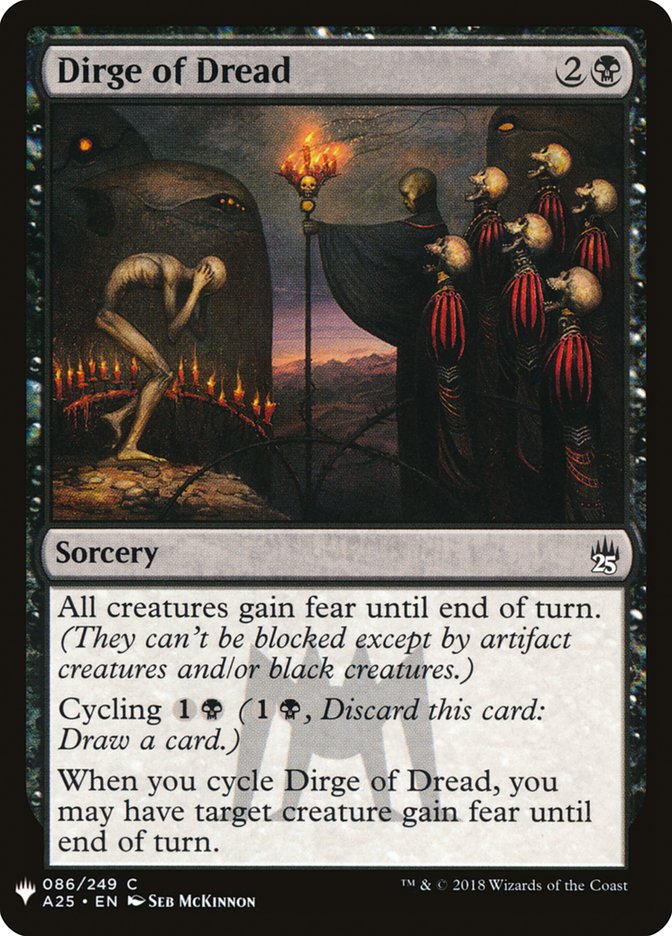 Dirge of Dread [Mystery Booster] | Rook's Games and More