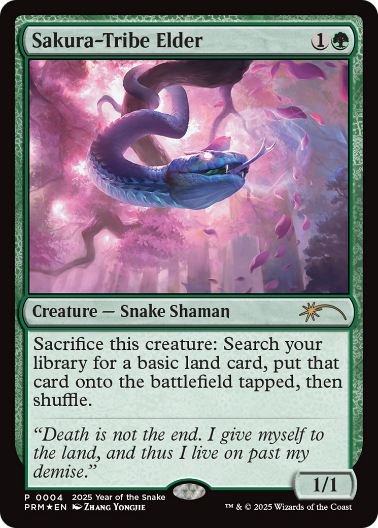 Sakura-Tribe Elder (Year of the Snake 2025) [Standard Showdown Promos] | Rook's Games and More