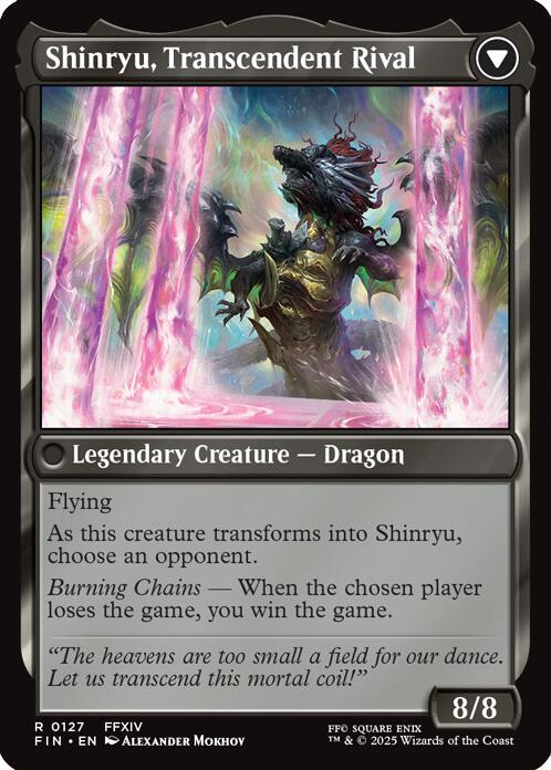 Zenos yae Galvus // Shinryu, Transcendent Rival [FINAL FANTASY] | Rook's Games and More