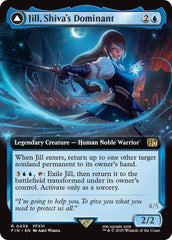 Jill, Shiva's Dominant // Shiva, Warden of Ice (Extended Art) [FINAL FANTASY] | Rook's Games and More