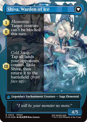 Jill, Shiva's Dominant // Shiva, Warden of Ice (Borderless) (Surge Foil) [FINAL FANTASY] | Rook's Games and More