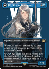 Jill, Shiva's Dominant // Shiva, Warden of Ice (Borderless) (Surge Foil) [FINAL FANTASY] | Rook's Games and More