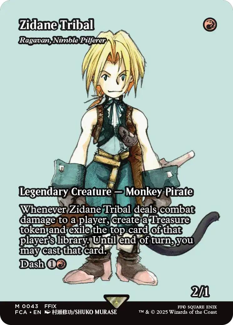 Zidane Tribal - Ragavan, Nimble Pilferer (Showcase) [FINAL FANTASY : Through the Ages] | Rook's Games and More