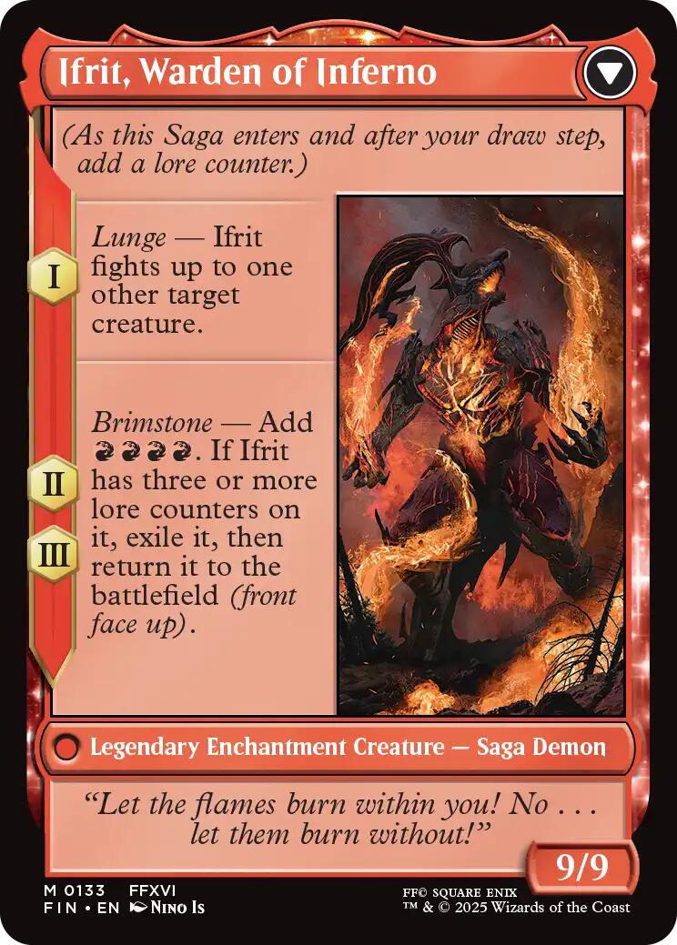 Clive, Ifrit's Dominant // Ifrit, Warden of Inferno [FINAL FANTASY] | Rook's Games and More