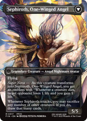 Sephiroth, Fabled SOLDIER // Sephiroth, One-Winged Angel (Borderless) (0317) [FINAL FANTASY] | Rook's Games and More