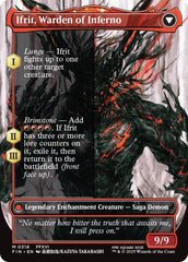 Clive, Ifrit's Dominant // Ifrit, Warden of Inferno (Borderless) (0318) [FINAL FANTASY] | Rook's Games and More
