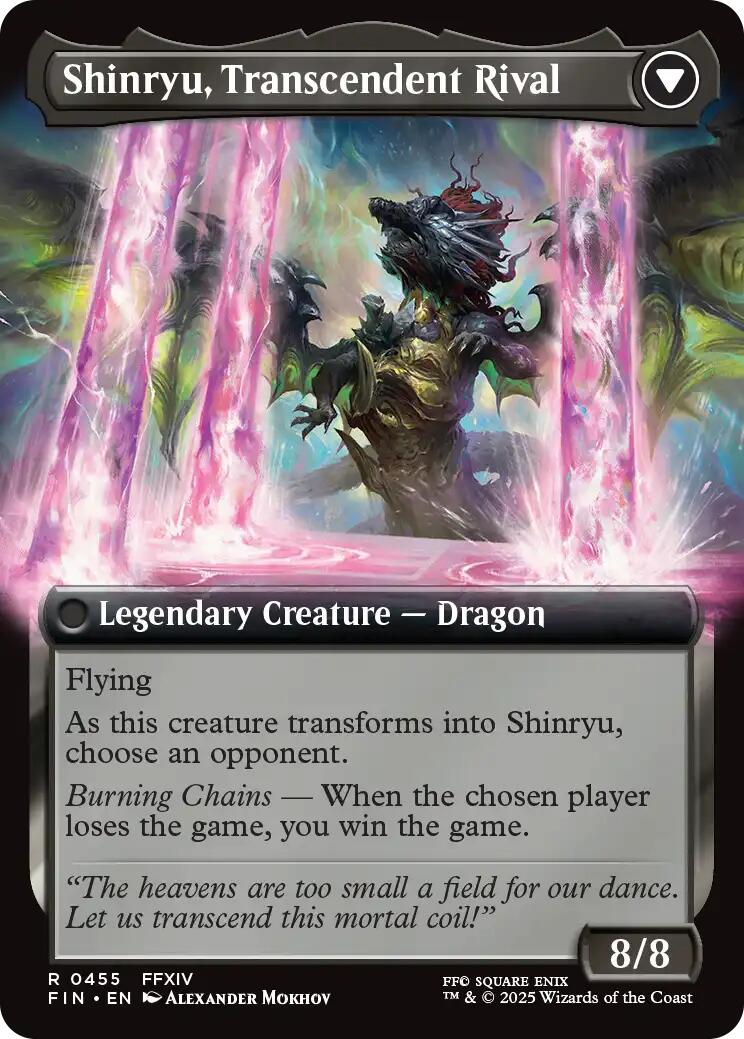Zenos yae Galvus // Shinryu, Transcendent Rival (Extended Art) [FINAL FANTASY] | Rook's Games and More