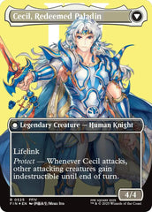 Cecil, Dark Knight // Cecil, Redeemed Paladin (Borderless) (Surge Foil) [FINAL FANTASY] | Rook's Games and More
