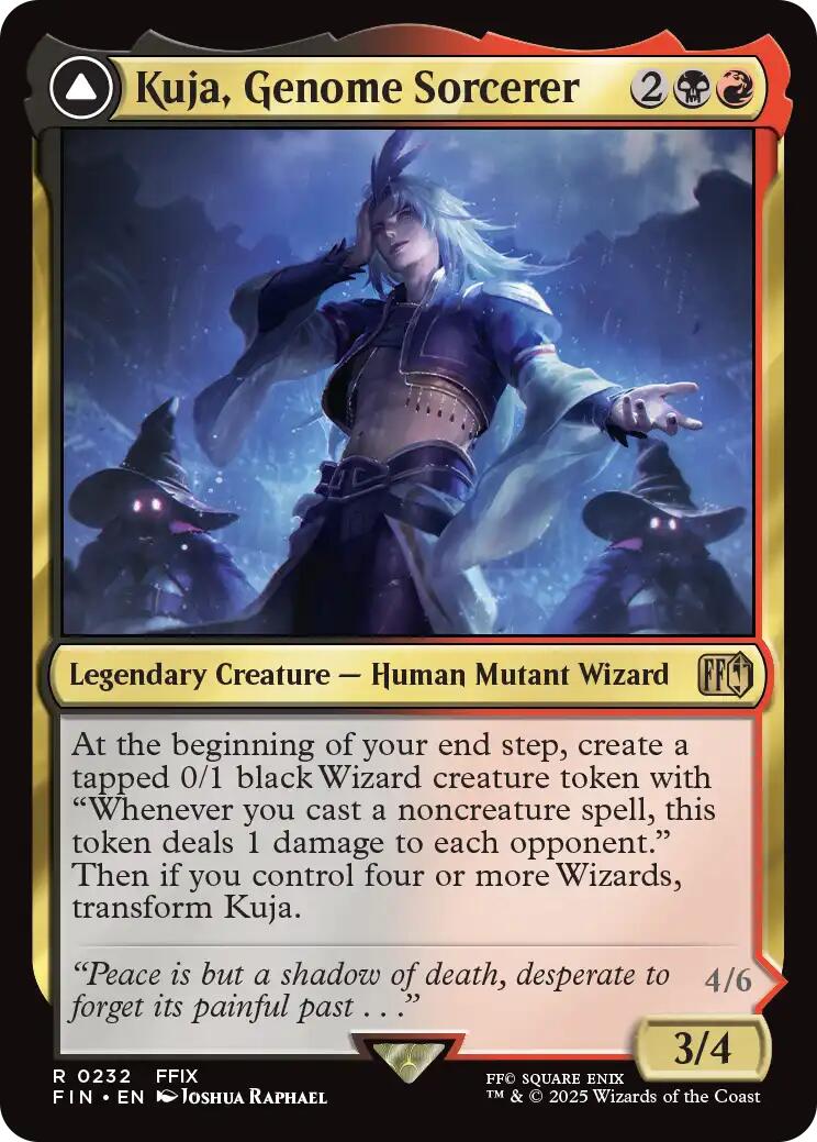 Kuja, Genome Sorcerer // Trance Kuja, Fate Defied [FINAL FANTASY] | Rook's Games and More