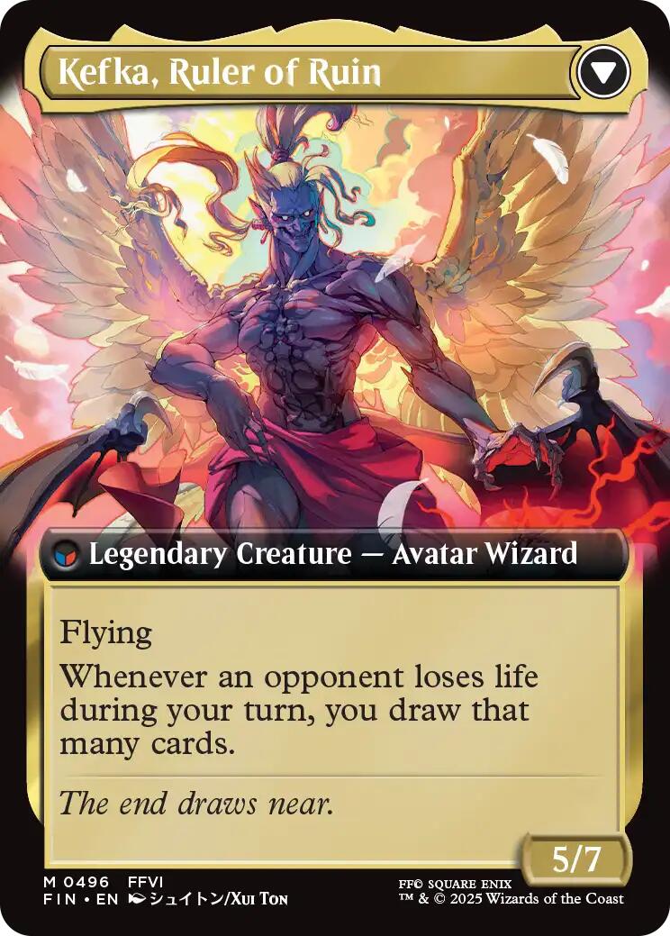 Kefka, Court Mage // Kefka, Ruler of Ruin (Extended Art) [FINAL FANTASY] | Rook's Games and More