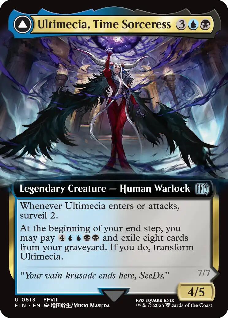 Ultimecia, Time Sorceress // Ultimecia, Omnipotent (Extended Art) [FINAL FANTASY] | Rook's Games and More