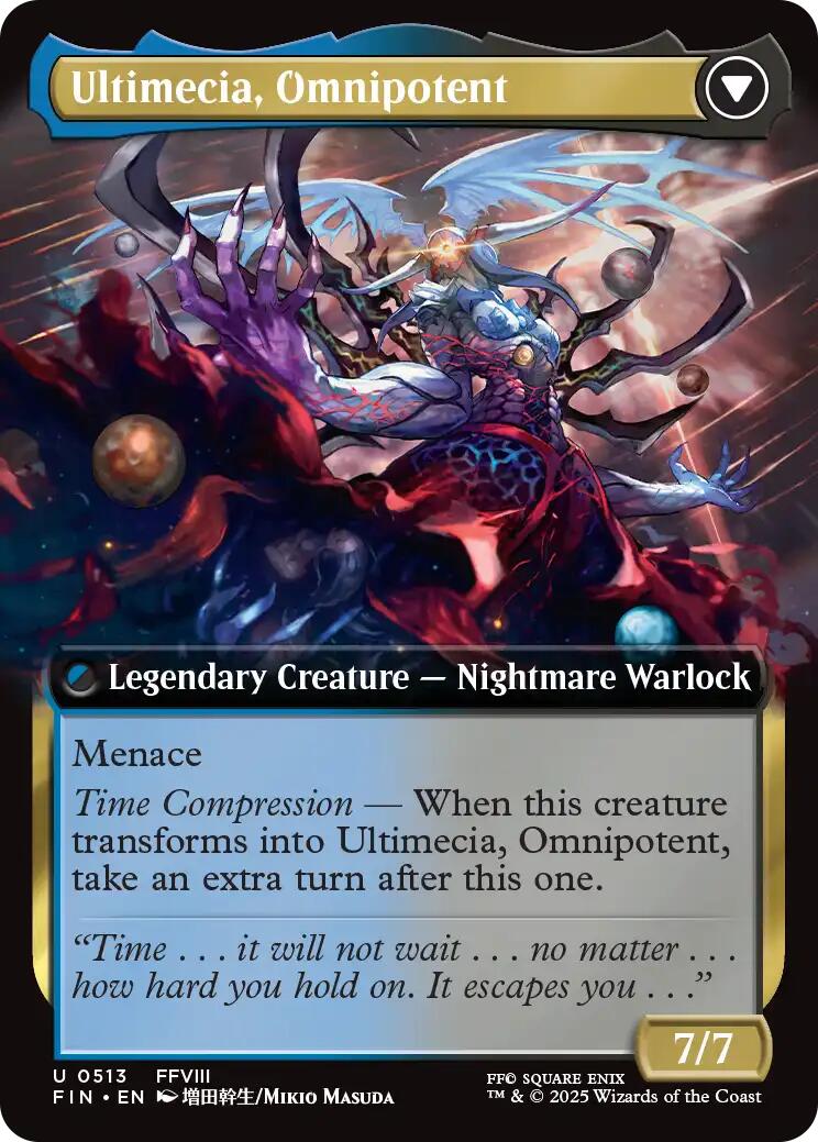 Ultimecia, Time Sorceress // Ultimecia, Omnipotent (Extended Art) [FINAL FANTASY] | Rook's Games and More