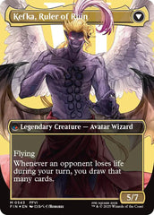Kefka, Court Mage // Kefka, Ruler of Ruin (Borderless) (Surge Foil) [FINAL FANTASY] | Rook's Games and More