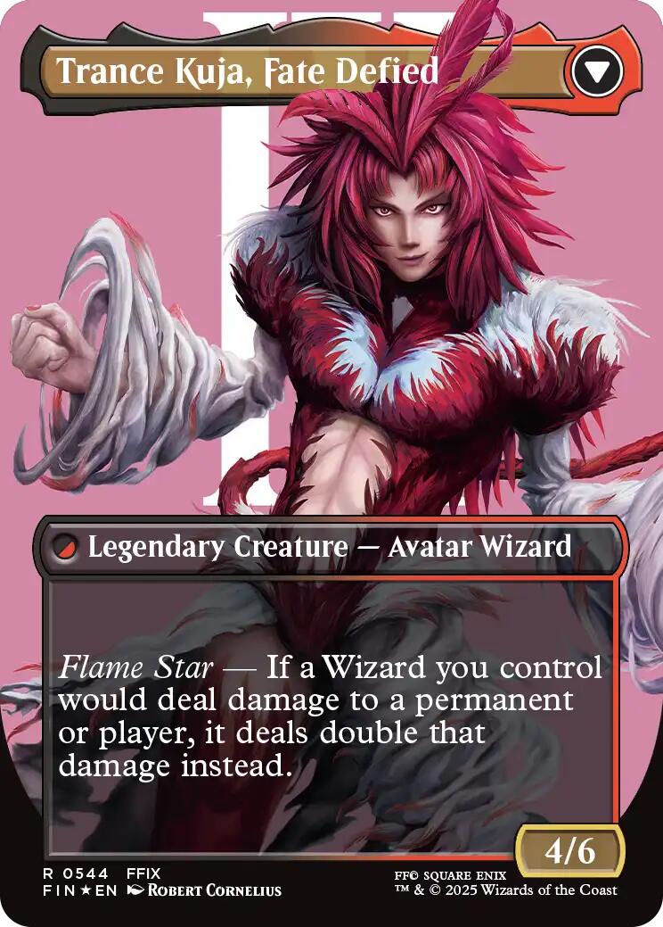 Kuja, Genome Sorcerer // Trance Kuja, Fate Defied (Borderless) (Surge Foil) [FINAL FANTASY] | Rook's Games and More