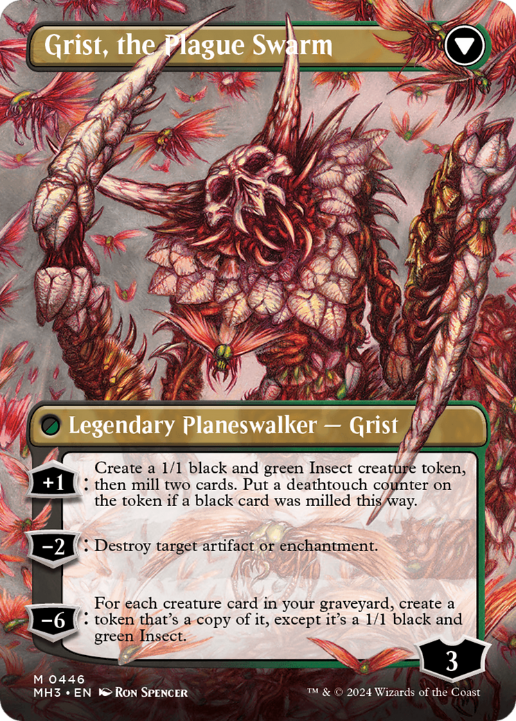 Grist, Voracious Larva // Grist, the Plague Swarm (Borderless) [Modern Horizons 3] | Rook's Games and More