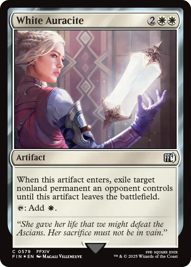 White Auracite (Surge Foil) [FINAL FANTASY] | Rook's Games and More