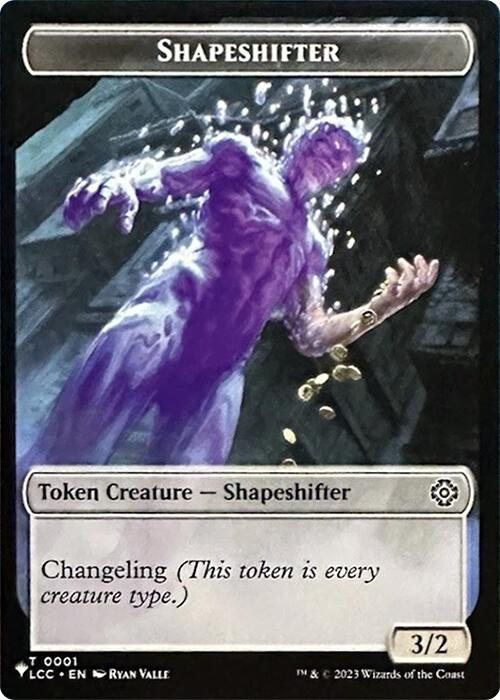 Shapeshifter // Cat Double-Sided Token [Secret Lair Drop Series] | Rook's Games and More