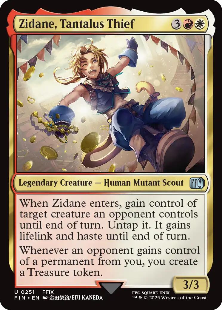 Zidane, Tantalus Thief [FINAL FANTASY] | Rook's Games and More