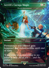Aerith's Curaga Magic - Heroic Intervention (Rainbow Foil) [Secret Lair Drop Series]