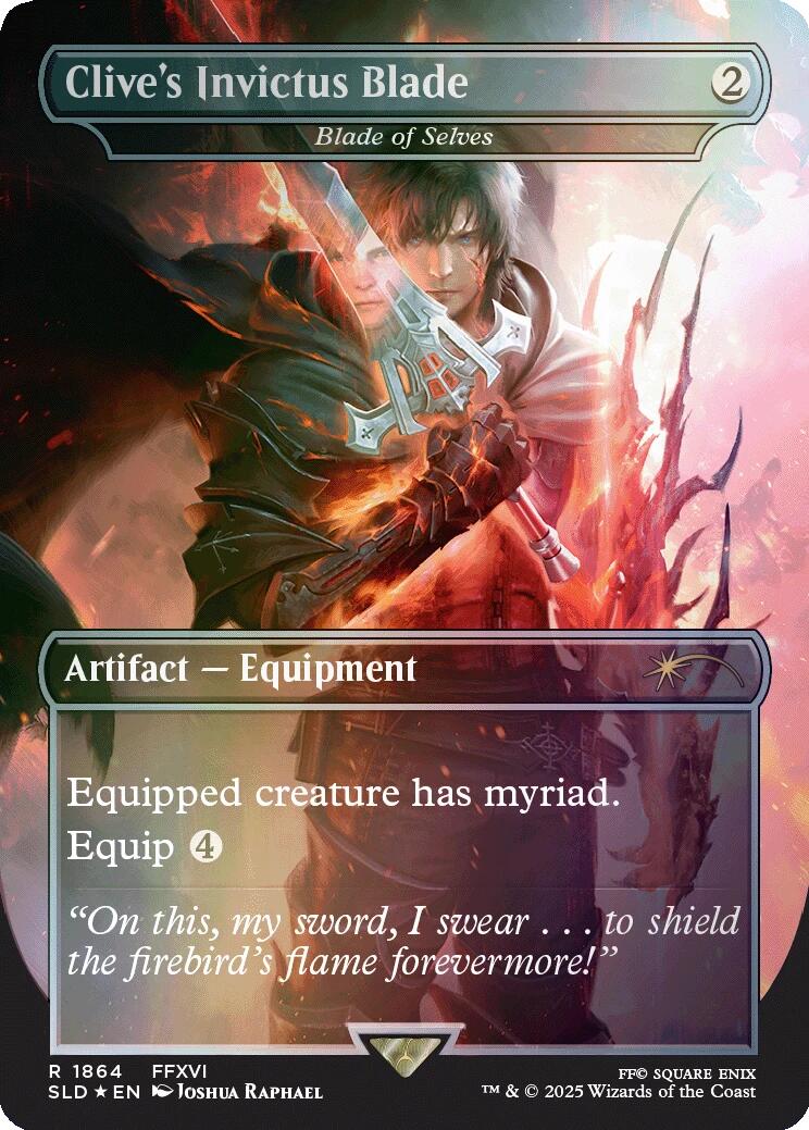 Clive's Invictus Blade - Blade of Selves (Rainbow Foil) [Secret Lair Drop Series] | Rook's Games and More